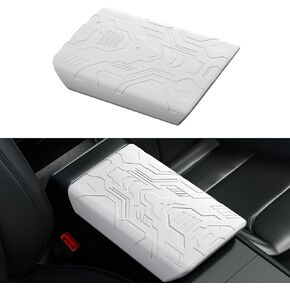 Car Armrest Cover Pad For 2022-2023Model 3/2022-2026Model Y(Not for Model Y Juniper)Non-Slip Auto Arm Rest Cushion,Tesla Center Console Armrest Decor,Tesla Accessories,Console Elbow Rest Cover Pad. in Saudi Arabia