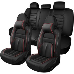 Car Seat Cover Fit for Volkswagen Beetle 1999-2019,Compatible Airbag Non-Slip Waterproof Seat Cover,Car Seat Protector Premium Interior (Standard 2 Seats,Blue White) in Saudi Arabia
