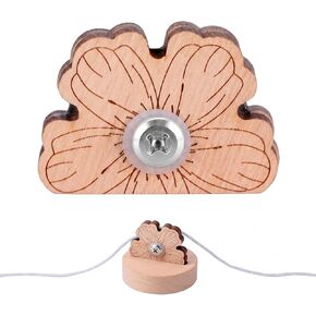 1Pcs Tabletop Blade Saver Yarn Cutter With Anti-Slip Thread Snip Cutters,Stand Wooden Rotary Thread Cutting Tool Sewing Seam Supplies Quilting Notions in Saudi Arabia