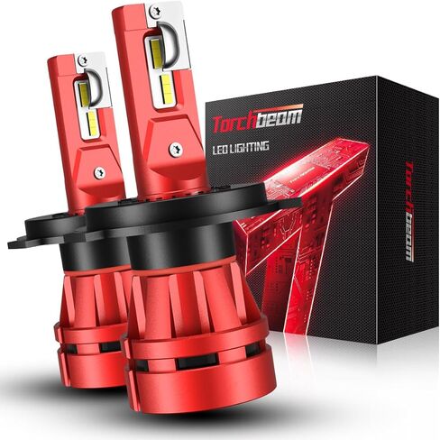 مصابيح الضباب للسيارات Torchbeam 2026، 74,000LM 6500K أبيض بارد، تركيب التوصيل والتشغيل، نوع المقبس المتوافق H4 in Kuwait