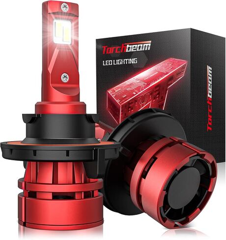 مصابيح الضباب للسيارات Torchbeam 2026، 74,000LM 6500K أبيض بارد، تركيب التوصيل والتشغيل، نوع المقبس المتوافق H4 in Kuwait