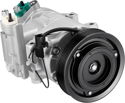 97701-1R000 Air Conditioning A/C Compressor with Clutch Compatible with Hyundai Accent 2012-2014, Compatible with Hyundai Veloster 2012-2017, L4 1.6L in Kuwait