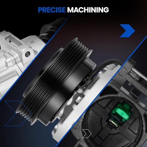97701-1R000 Air Conditioning A/C Compressor with Clutch Compatible with Hyundai Accent 2012-2014, Compatible with Hyundai Veloster 2012-2017, L4 1.6L in Kuwait