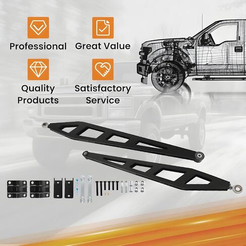 قضبان جر رفع maxpeedingrods Fit 0-7.5 بوصة لسيارة 2007-2018 Chevy Silverado/GMC Sierra 1500 4WD in Kuwait