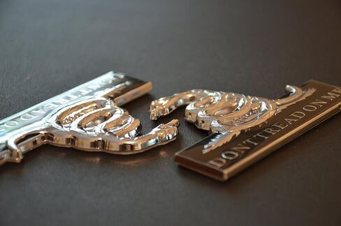 Military Army Chrome Metal Decal Auto Emblem (Gadsden) in Saudi Arabia
