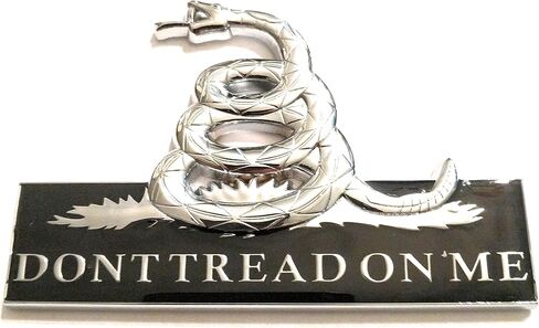 Military Army Chrome Metal Decal Auto Emblem (Gadsden) in Saudi Arabia
