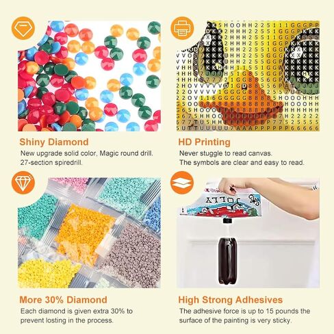 Anuver Diamond Painting Kits for Adults Duck, 5D Round Diamond Art Kits for Beginners, DIY Full Drill Crystal Gem Painting Kits for Home Wall Decor 12x12Inch, Animal in Saudi Arabia