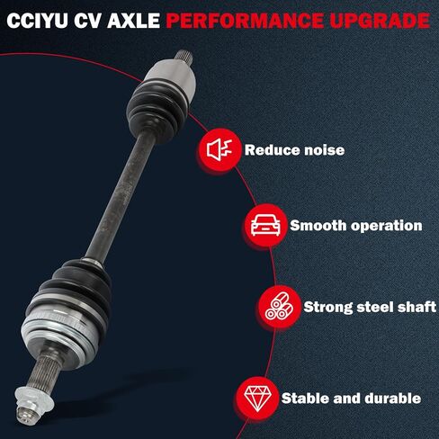 مجموعة عمود المحور CCIYU CV لهوندا بايلوت 2005 2006 2007 2008 ولأكورا MDX 2003 2004 2005 2006 - جانب السائق الأيسر الأمامي - استبدال #66-4198 in Kuwait