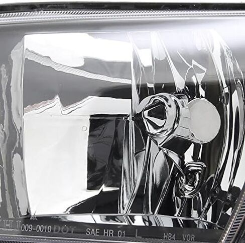 SPEC-D TUNING Black Housing Clear Lens Headlights + Corner Lights Compatible with 2001-2002 Toyota Corolla, L+R Pair Head Light Lamp Assembly in Kuwait