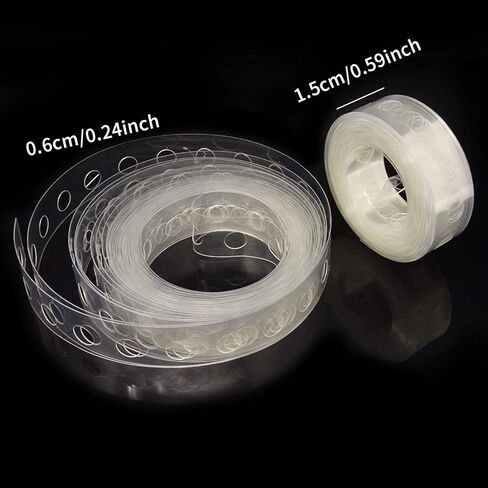 Honbay 4 Rolls Clear Single Hole Balloon Garland Kits Balloon Decorating Strips Tapes for Wedding and Party (16 Feet of each Roll) in Saudi Arabia