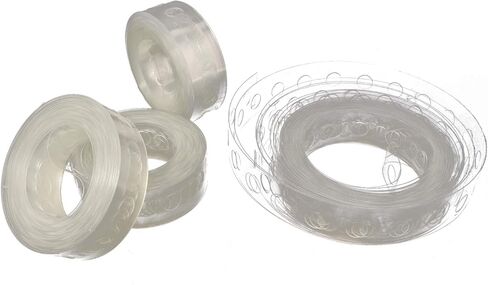 Honbay 4 Rolls Clear Single Hole Balloon Garland Kits Balloon Decorating Strips Tapes for Wedding and Party (16 Feet of each Roll) in Saudi Arabia