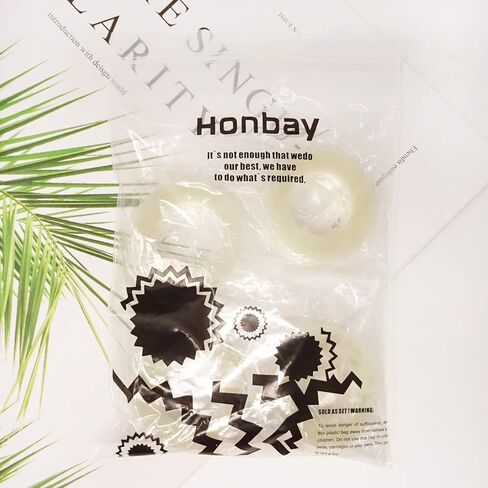 Honbay 4 Rolls Clear Single Hole Balloon Garland Kits Balloon Decorating Strips Tapes for Wedding and Party (16 Feet of each Roll) in Saudi Arabia