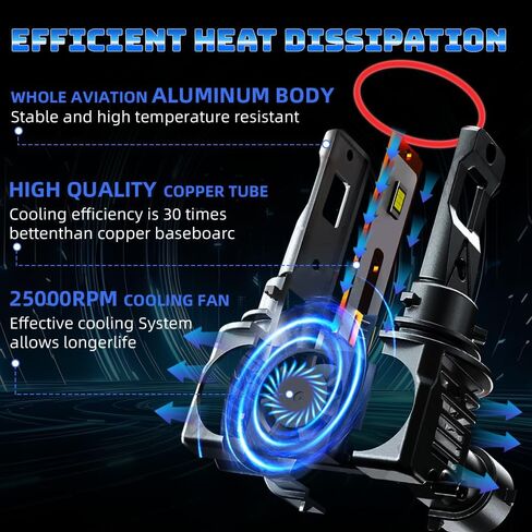 For Toyota Prius 2010 2011 2012 2013 2014 2015 Hi-Lo Beam Light Bulbs,6000K White,800% Brighter Lightness,Plug and Play,60,000 Hours Lifespan(Pack of 4) in Saudi Arabia