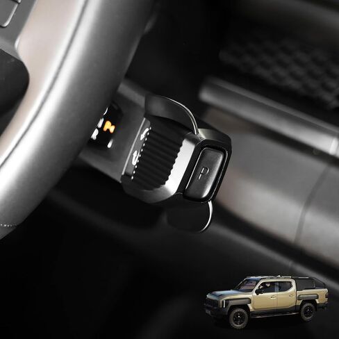 غطاء مقبض ناقل الحركة لعمود عمود YOUTOOCAR متوافق مع ملحقات Kia EV3 EV4 EV9 Telluride Seltos 2027، غطاء داخلي لعمود التوجيه ABS (أسود لامع) in Kuwait