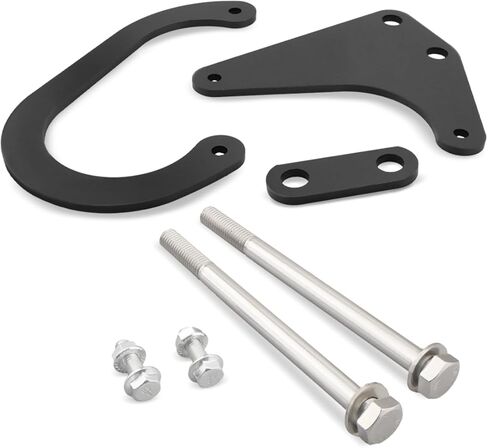 Front Driveshaft Loop Protection Kit, Fit for Dodge Ram 2500 2003-2013, Fit for Dodge Ram 3500 2003-2012, Black Steel Components in Kuwait