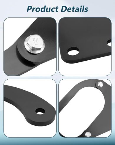 Front Driveshaft Loop Protection Kit, Fit for Dodge Ram 2500 2003-2013, Fit for Dodge Ram 3500 2003-2012, Black Steel Components in Kuwait