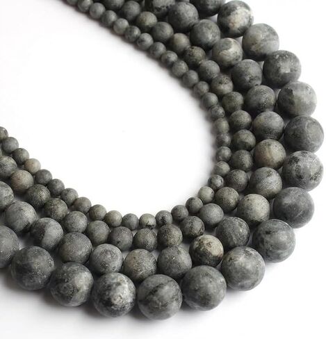60pcs Natural Matte American Turquoise Gemstone Beads，6mm Frosted Round Loose Stone Beads for Jewelry Making Earring Bracelet Necklace DIY Crafts in Saudi Arabia