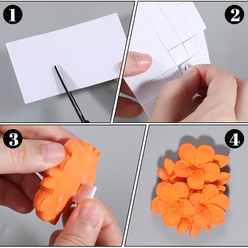 8 Sheets Adhesive Squares, 3D Foam Adhesive Dots Precut Squares Strips Foam Tape for DIY Crafts, Scrapbooking, Cards, Office Supplies, 4 Sizes Including 6mm, 8mm, 10mm, 12mm in Kuwait