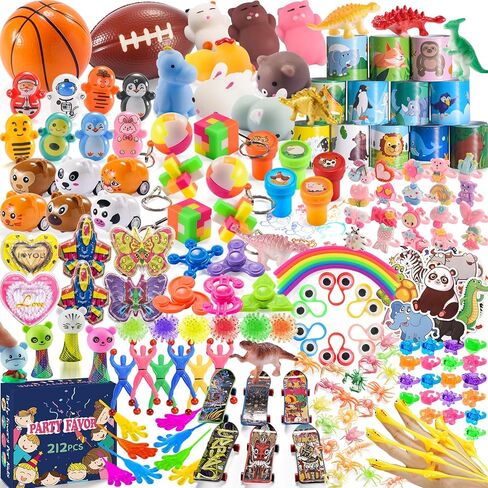 Party Favors for Kids 8-12, Goodie Bags Stuffers, Treasure Chest Prize Box Toys for Classroom Rewards, Birthday Pinata Fillers Christmas Stocking Stuffers Small Bulk Toys for Students School 4-8 3-5 in Saudi Arabia
