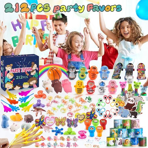 Party Favors for Kids 8-12, Goodie Bags Stuffers, Treasure Chest Prize Box Toys for Classroom Rewards, Birthday Pinata Fillers Christmas Stocking Stuffers Small Bulk Toys for Students School 4-8 3-5 in Saudi Arabia