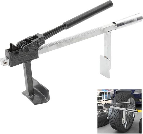 Manual Tire Changer Machine for Changing Tires of Cars Motorbikes Battery Cars, Tire Dismounting Machine Hand Bead Breaker Mounting Tool for Car Home Garage Small Auto Shop in Saudi Arabia