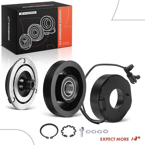 A-Premium Air Conditioner AC Compressor Clutch Kit Compatible with BMW E53 Series X5 2000-2001 4.4L, X5 2002-2003 4.4L 4.6L in Kuwait