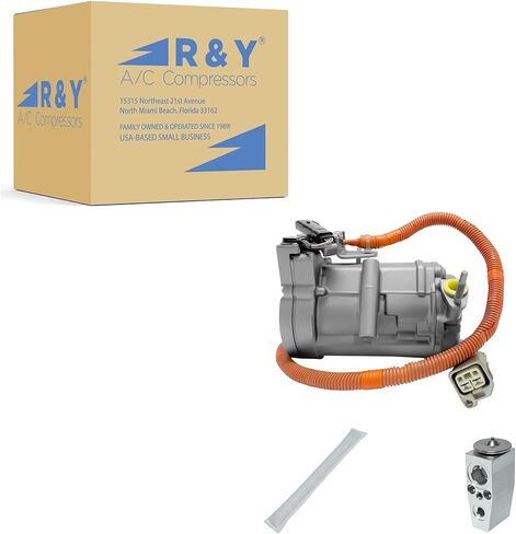 RYC Automotive Air Conditioning Compressor and Clutch Kit KT DG26 (Fits Ford Fusion 2.0L Hybrid 2013-2020; Fits Ford Police Responder 2.0L Hybrid 2019-2020; Fits Lincoln MKZ 2.0L Hybrid 2013-2019) in Kuwait
