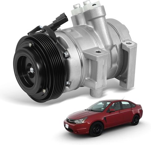 ضاغط مكيف هواء مع قابض، متوافق مع Ford Focus 2.0L 2008-2011، متوافق مع Ford Transit Connect 2.0L 2010-2013، مع ضاغط DKS-17DS in Kuwait