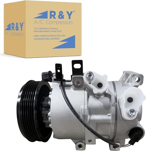 ضاغط تكييف هواء السيارة الجديد RYC AD-J3490N (يناسب Hyundai Veloster 1.6L 2019, 2020, 2021) in Kuwait