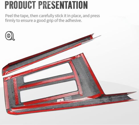 Dry Carbon Fiber Center Consoles Panel for VW Golf MK8 GTI GTD GTE Golf R Line 2021 2022 2023 2024 2025,for Golf 8.5 Gear Shift Cover (Glossy Carbon) in Saudi Arabia