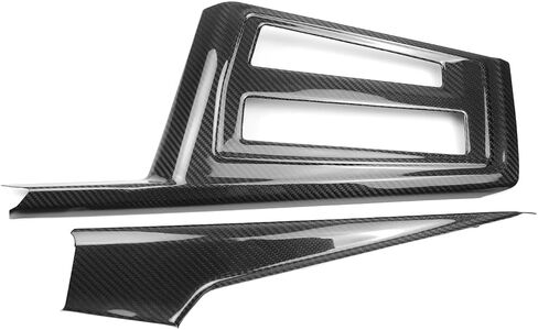 Dry Carbon Fiber Center Consoles Panel for VW Golf MK8 GTI GTD GTE Golf R Line 2021 2022 2023 2024 2025,for Golf 8.5 Gear Shift Cover (Glossy Carbon) in Saudi Arabia