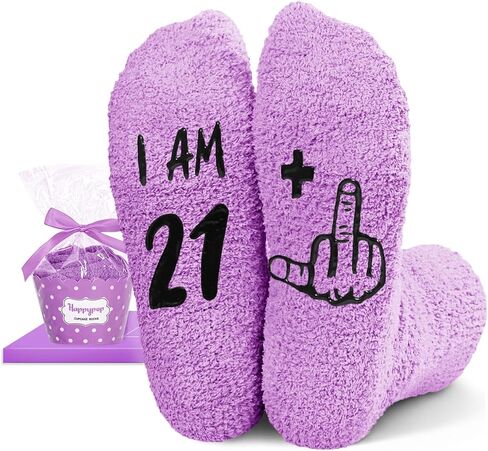 HAPPYPOP 22nd Birthday Old Female Gifts Socks for - Gifts, Socks 22 Gifts, Bend Gifts for 22 Year Old Woman in Saudi Arabia