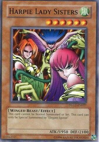 يو غي أوه! - Harpie Lady Sisters (DLG1-EN027) - Dark Legends - إصدار غير محدود - شائع in Kuwait