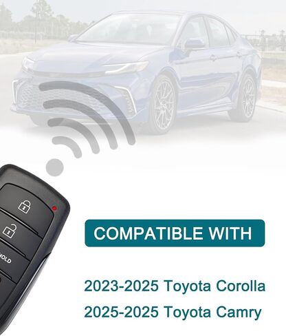 Smart Key Fob for Toyota Corolla 2023-2025, FengRKey Remote Control Key Fob Compatible for Toyota Corolla 2023-2025 HYQ14FBW 8990H-AQ010 8990H-02350 281451-2561 in Saudi Arabia