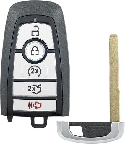 استبدال Vurkcy Key Fob لـ 2017-2022 Ford Mustang/ 17-21 Fusion Car التحكم عن بعد للدخول بدون مفتاح، M3N-A2C93142600 M3N-A2C931426، 5 أزرار in Kuwait