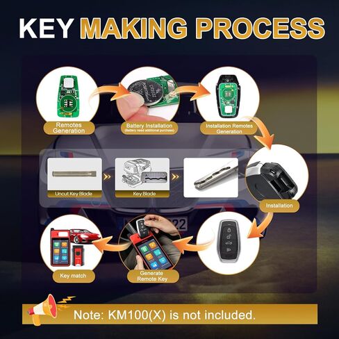Autel MaxiIM مفتاح فارغ IKEYAT5TPR 5 أزرار مفتاح ذكي عالمي، مفتاح قرب فارغ قابل للبرمجة متوافق مع KM100، 315/433/868/915 ميجا هرتز استبدال متعدد التردد لأكثر من 700 مركبة in Kuwait