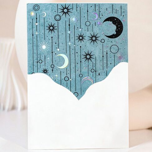 3 Rolls Starry Sky Poet PET Tape Stickers for Journaling Supplies Vintage Moon Star Aesthetic Washi Tape Stickers Transparent Wide Washi Tapes Scrapbook Washitape Decorative Tapes for DIY Collage in Saudi Arabia