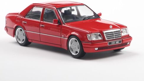 Solido 1:43 Scale Mercedes-Benz W124 E60 AMG Signal Red 1994 Diecast Model Car S4313204 in Kuwait