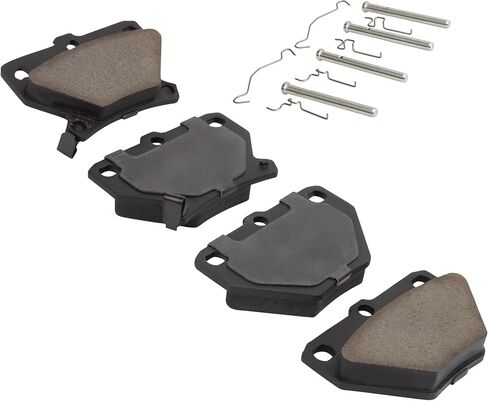QUALITY-BUILT Rear Ceramic Brake Pads, Premium 1001-0823C, Compatible with 2000-2007 Pontiac/Toyota (Celica, Corolla, Matrix, Vibe, Yaris) in Saudi Arabia
