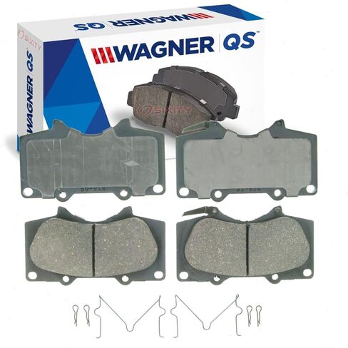 مجموعة وسادات الفرامل الأمامية QS من Wagner متوافقة مع Toyota Tacoma 2.7L 4.0L L4 V6 2005-2019 in Kuwait