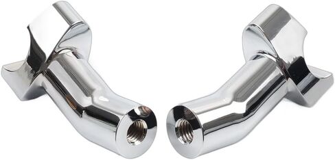 Cnonee1 Pullback Handlebar 3 1/2" Clamp Risers CNC Chrome Motorbike for Harley Dyna for Street bob for Softail for Sportster in Saudi Arabia