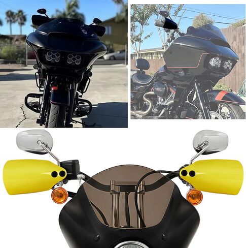 Handlebar Handguards Protection for Touring Road Glide Electra Glide Road King CVO/SE/Softail Street Bob FXBB 114 FXBBS Low Rider ST 117 FXLRST/Softail Deluxe FLDE 2007+2024 Motorcycle in Saudi Arabia