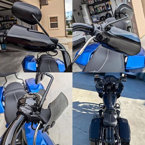 Handlebar Handguards Protection for Touring Road Glide Electra Glide Road King CVO/SE/Softail Street Bob FXBB 114 FXBBS Low Rider ST 117 FXLRST/Softail Deluxe FLDE 2007+2024 Motorcycle in Saudi Arabia