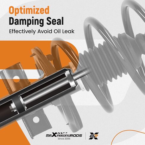 maXpeedingrods Front Strut for Chevy Traverse GMC Acadia Buick Enclave 2013-2017, 172949 Complete Shock Absorber Strut with Coil Spring Assembly (6pcs Struts Kit) in Saudi Arabia
