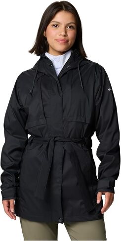 Columbia Womens Pardon My Trench III Jacket Black XX-Large in Saudi Arabia