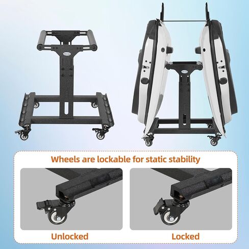 Hooke Road for Jeep Bronco 2 Doors Storage Cart Rack for 1981-2026 Jeep CJ-8 Wrangler YJ TJ JK JL Gladiator JT & 2021-2026 Ford Bronco, Sliding Door Hanger Stand Holder in Kuwait