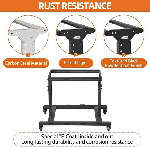 Hooke Road for Jeep Bronco 2 Doors Storage Cart Rack for 1981-2026 Jeep CJ-8 Wrangler YJ TJ JK JL Gladiator JT & 2021-2026 Ford Bronco, Sliding Door Hanger Stand Holder in Kuwait