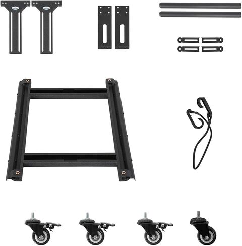 Hooke Road for Jeep Bronco 2 Doors Storage Cart Rack for 1981-2026 Jeep CJ-8 Wrangler YJ TJ JK JL Gladiator JT & 2021-2026 Ford Bronco, Sliding Door Hanger Stand Holder in Kuwait