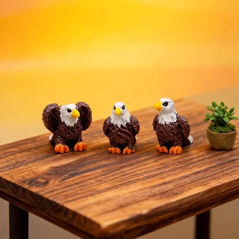 4Pcs Car Dashboard Decorations Resin Bald Eagle, Cute Auto Decor for Women, Cute Automotive Accessories for Women, Auto Decor for Dashboard, Vehicle Interior Decorations, Car Interior Decoration Gifts in Saudi Arabia