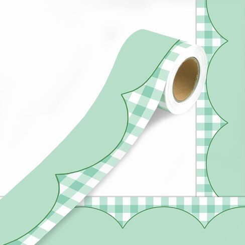 VABAMNA 50 قدم حدود لوحة الإعلانات المتقلبة، أبيض وأسود العلم متقلب الحدود نشرة مستقيمة تقليم لسباق الطريق الفصول الدراسية ديكور المدرسة المنزل مكتب رياض الأطفال جدار وديكور الباب in Kuwait
